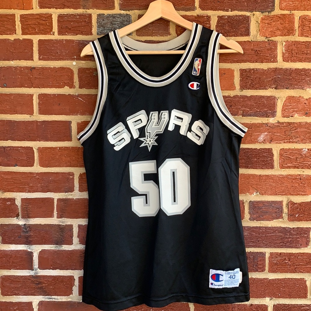 Vintage made in the USA David Robinson San Antonio Spurs nba champion jersey M